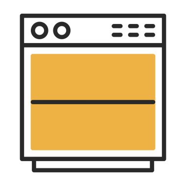 tarayıcı vektörü düz çizgi simgesi