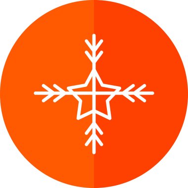 kar web simgesi, vektör çizim 