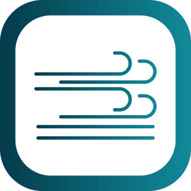 Rüzgar simgesinin vektör illüstrasyonu