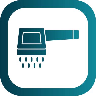 Benzersiz Benzin İstasyonu Vektör Kabartma Simgesi