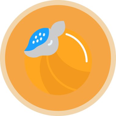 Bir karikatür bebek simgesinin vektör çizimi