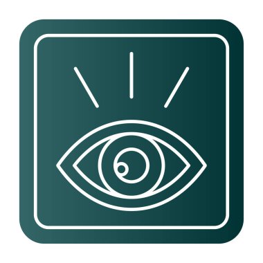 göz vektör simgesi modern basit illüstrasyon