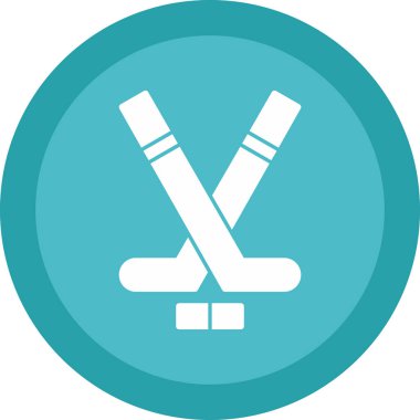 Modern Hokey simgesinin vektör çizimi                          