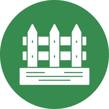 Çit. Web basit illüstrasyonu