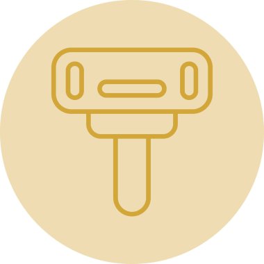 Modern b 'nin vektör illüstrasyonu eksik simgesi