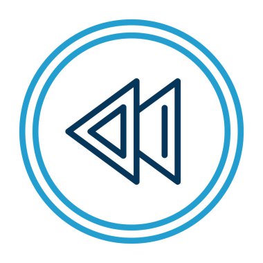 Basit düz illüstrasyon simgesini geri al