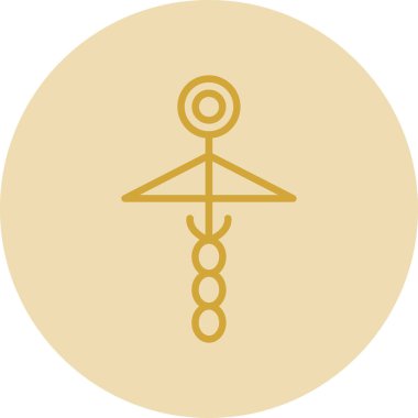 Modern simgenin vektör illüstrasyonu