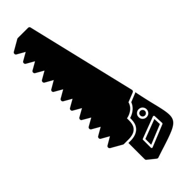 El testeresi simgesi, web basit illüstrasyonu