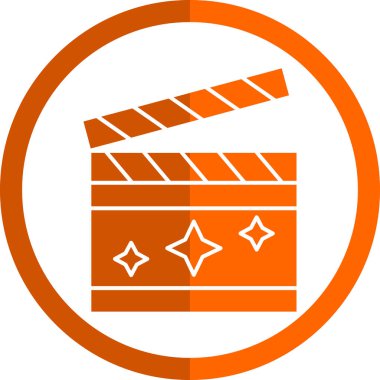 Sinema. Web simgesi basit illüstrasyon