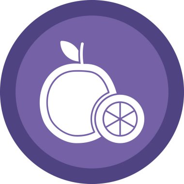 Turuncu simgenin vektör illüstrasyonu