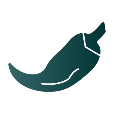 chili pepper simge vektör illüstrasyonu 