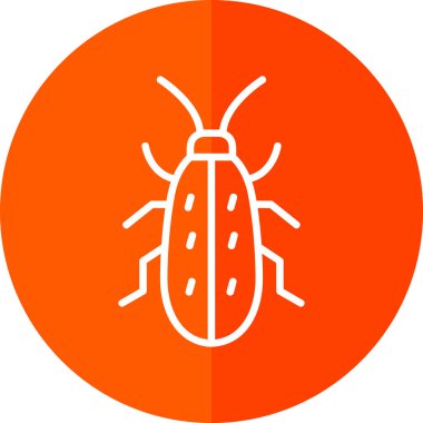 hata böceği simgesi vektör illüstrasyonu