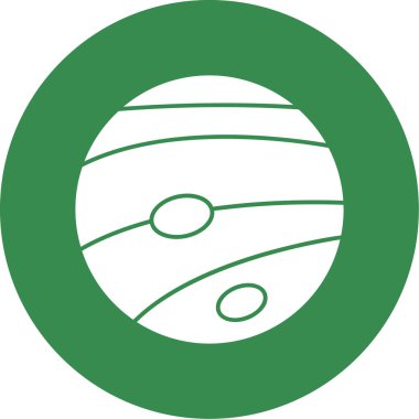 Neptün Web simgesi vektör çizimi