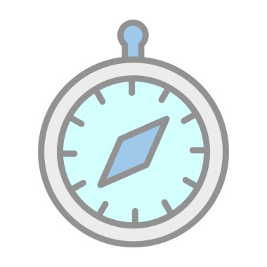 vector illustration of Compass modern icon            