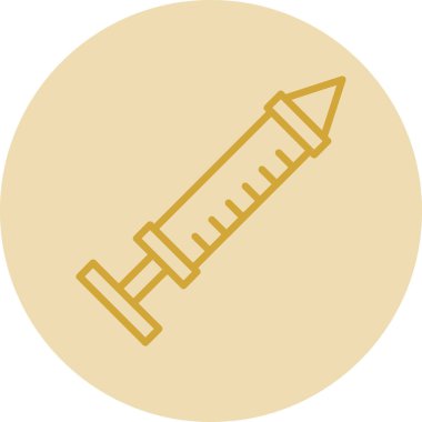 Tek bir simgenin vektör illüstrasyonu