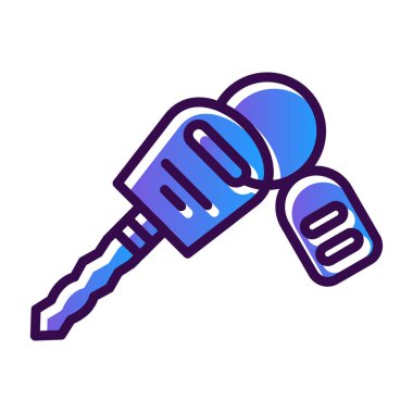 Anahtar. Web simgesi basit illüstrasyon