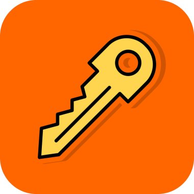 Anahtar. Web simgesi basit illüstrasyon