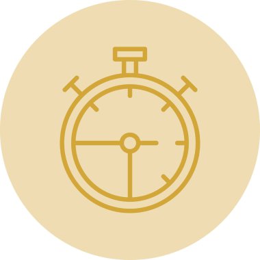 Kronometre simgesi web basit illüstrasyon