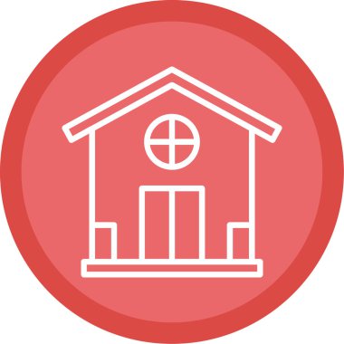 ev simgesi modern basit illüstrasyon