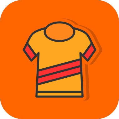 tshirt simgesi vektör illüstrasyonu