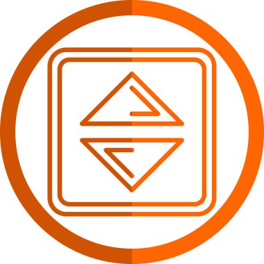 ok simgesi vektör illüstrasyonu