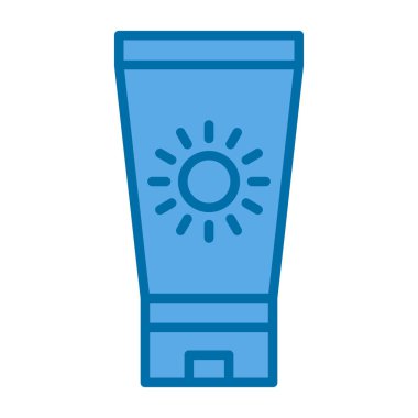 saun krem ikonu vektör illüstrasyonu