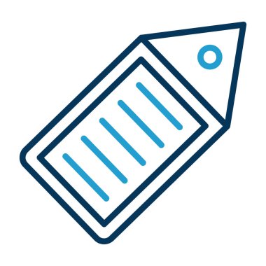 Kalem. Web simgesi basit illüstrasyon