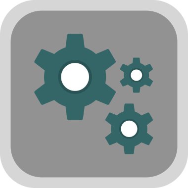 Gears'ı satırı vektör simgesi 