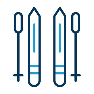 Eğitim ve bilim simgelerinin vektör illüstrasyonu