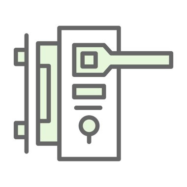 Modern b 'nin vektör illüstrasyonunda gaz ikonu yok