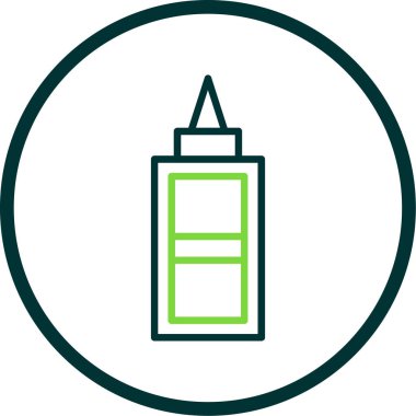 Düzeltme sıvısı. Web simgesi basit illüstrasyon