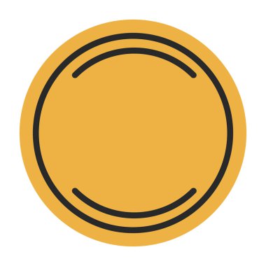 Sikke Simgesi vektör illüstrasyonu