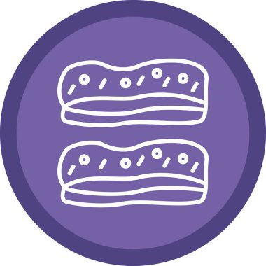 Gıda simgesinin vektör illüstrasyonu