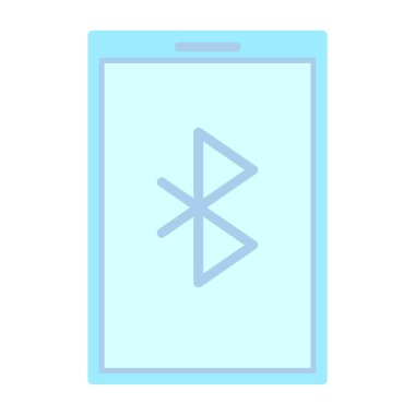 Bluetooth Web simgesi basit illüstrasyon 