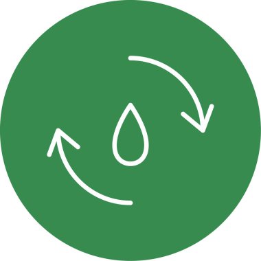 Bir damla petrolün vektör çizimi