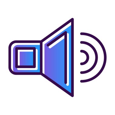 hoparlör vektör illüstrasyonu