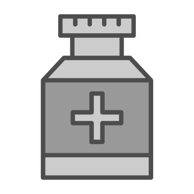 şişe simgesi, vektör illüstrasyonu