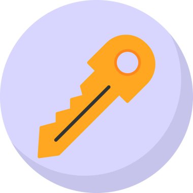 Anahtar. Web simgesi basit illüstrasyon