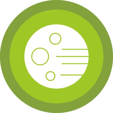 gezegen simgesi, vektör illüstrasyonu basit tasarım