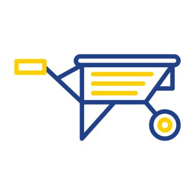 vektör arabası simgesi, vektör