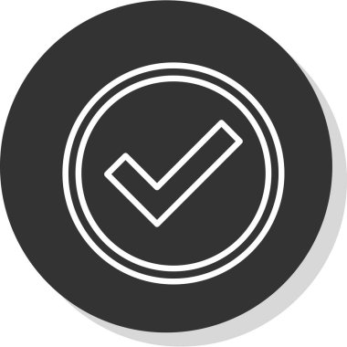 İşaretleme simgesinin vektör illüstrasyonu 