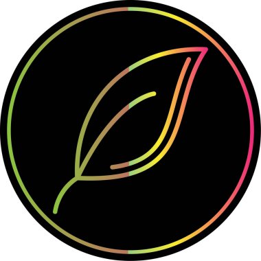 Yaprak vektör simgesi