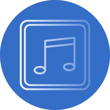 müzik çalar ikon vektör illüstrasyonu