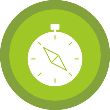 vector illustration of Compass modern icon            