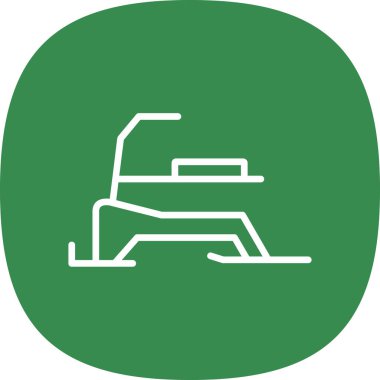 Benzersiz tren vektör simgesi