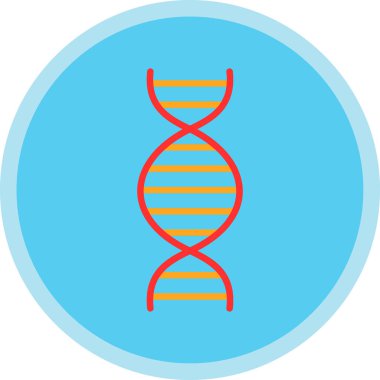 dna. Web simgesi basit illüstrasyon 