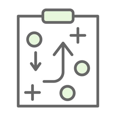 Beyaz arka planda iş simgesi vektörü. vektör illüstrasyonu