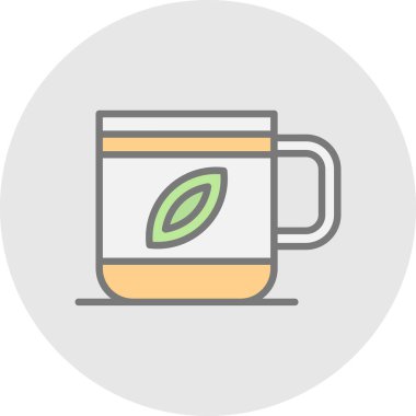 Kupa web simgesi, vektör illüstrasyonu 