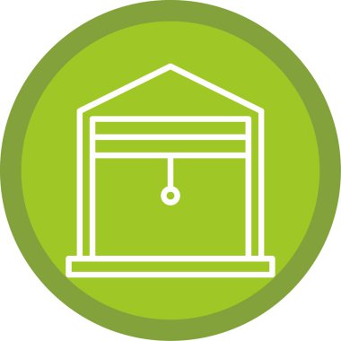 garaj simgesi vektör illüstrasyonu