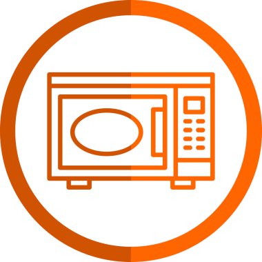 fırın ikonu vektör illüstrasyonu